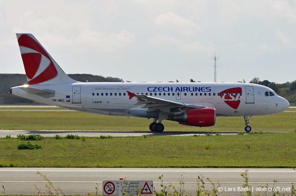 OK-MEL · Airbus A319-112 · (CPH / EKCH)