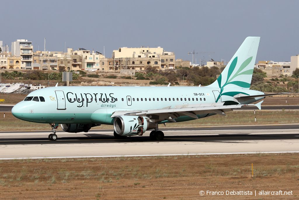 5B-DCX · Airbus A319-114 · (MLA / LMML)
