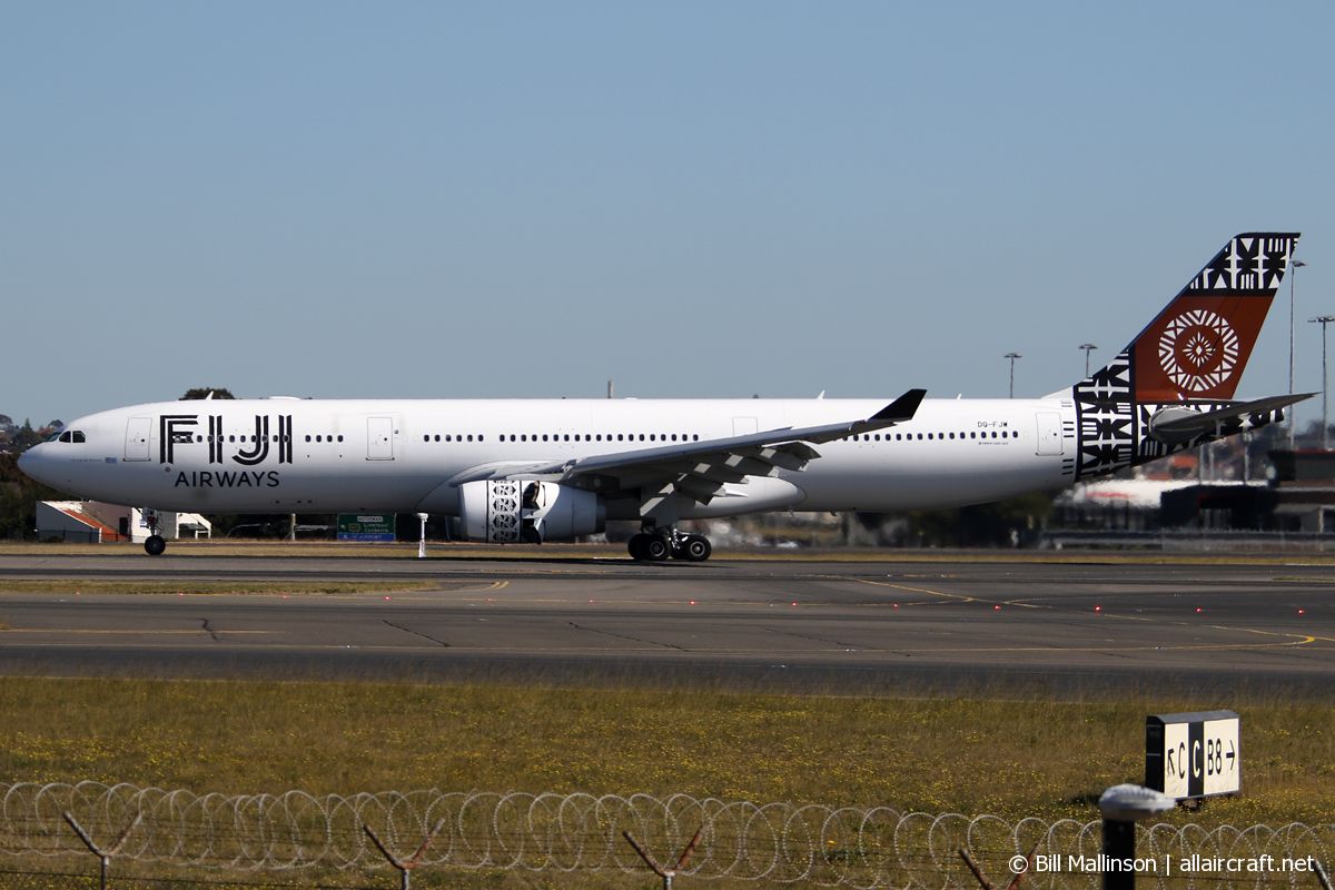 DQ-FJW · Airbus A330-343 · (SYD / YSSY)