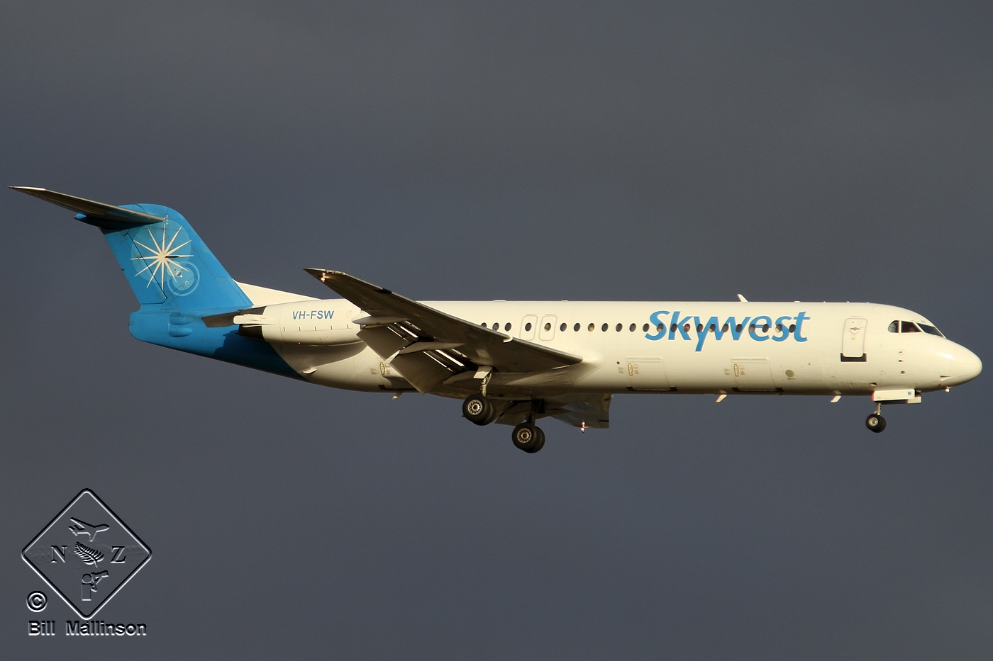 VH-FSW · Fokker 100 · (PER / YPPH)
