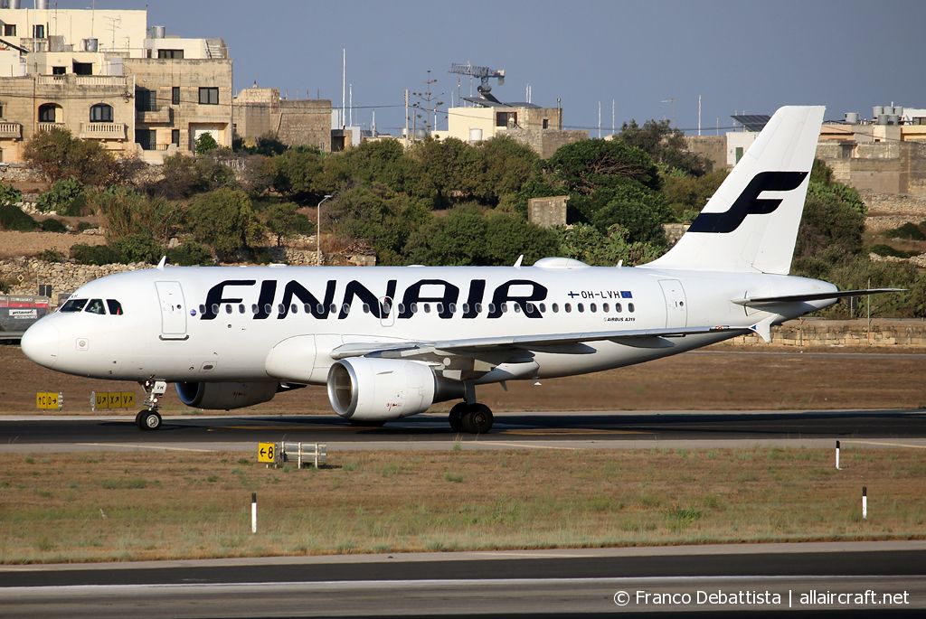 OH-LVH · Airbus A319-112 · (MLA / LMML)