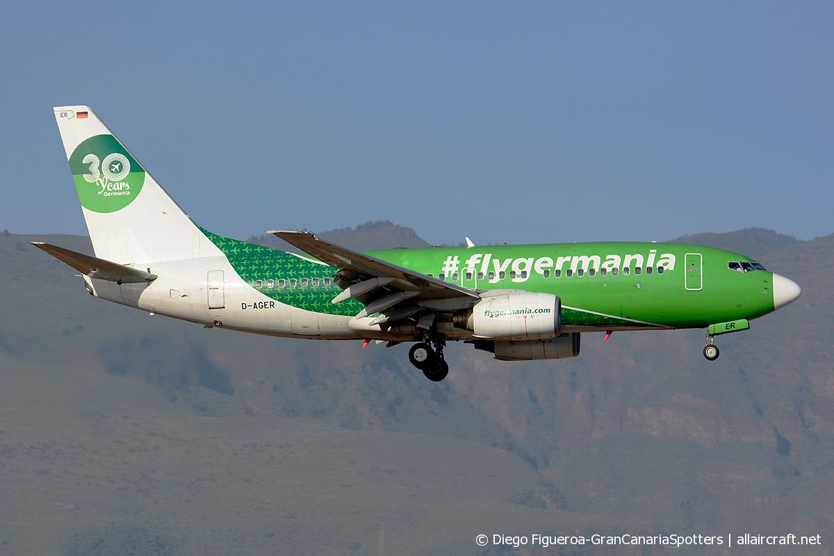 D-AGER (28107) 1998 Boeing 737-75B