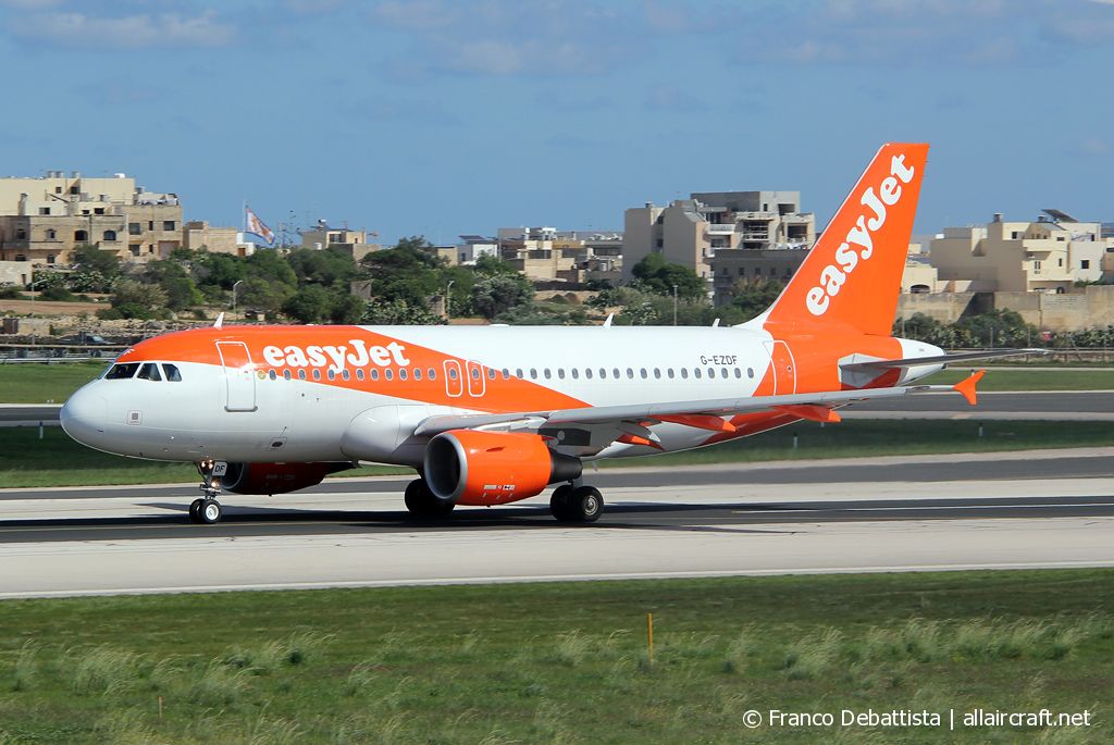 G-EZDF (3432) 2008 Airbus A319-111