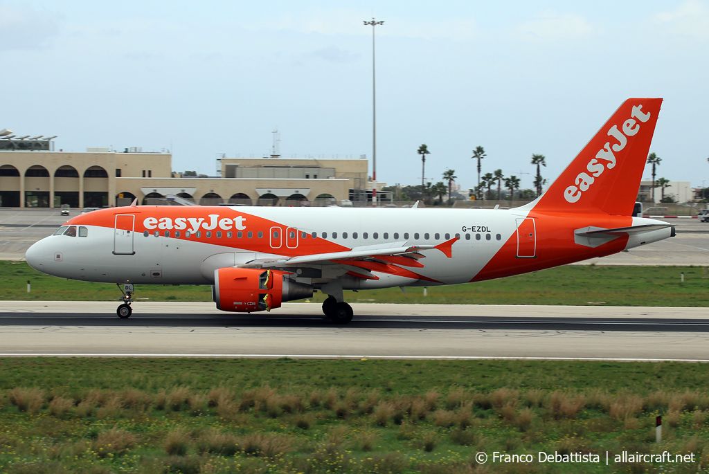 G-EZDL (3569) 2008 Airbus A319-111