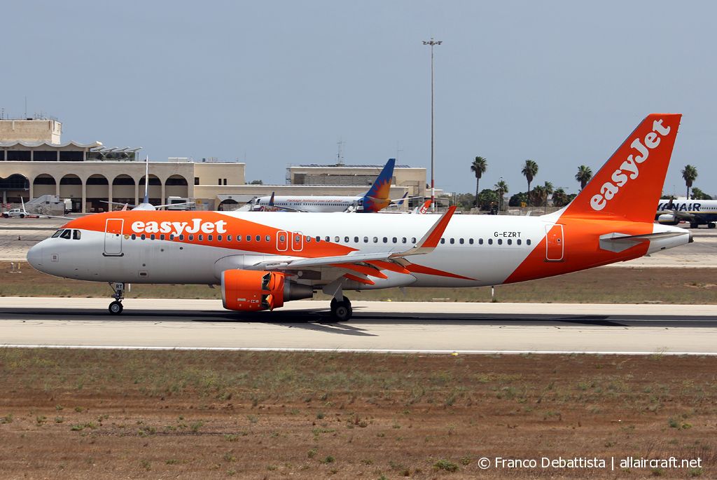 G-EZRT · Airbus A320-214(WL) · (MLA / LMML)