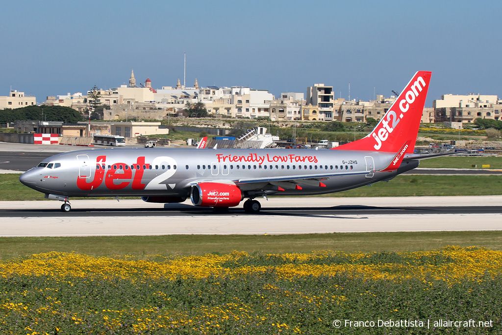 G-JZHS · Boeing 737-8MG(WL) · (MLA / LMML)