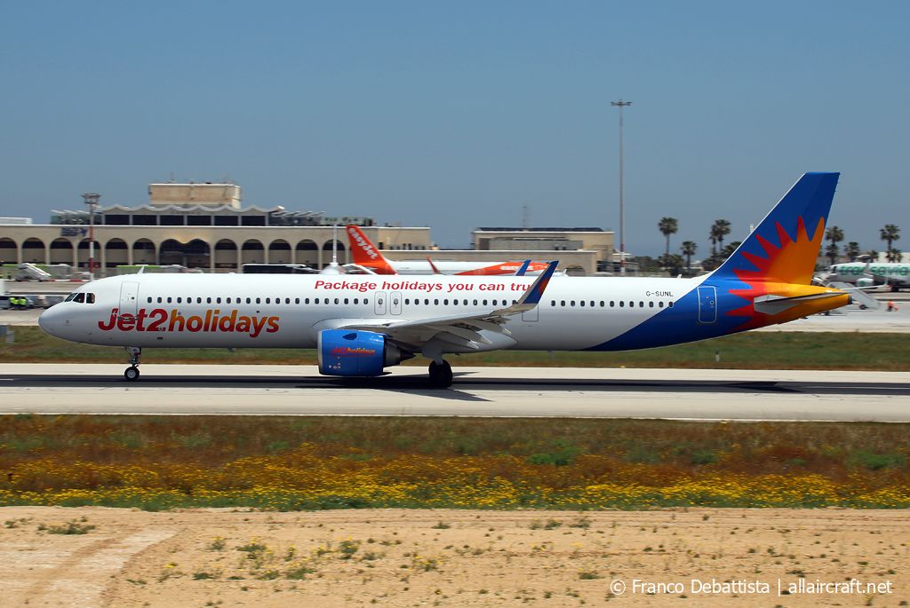 G-SUNL · Airbus A321-251NX · (MLA / LMML)