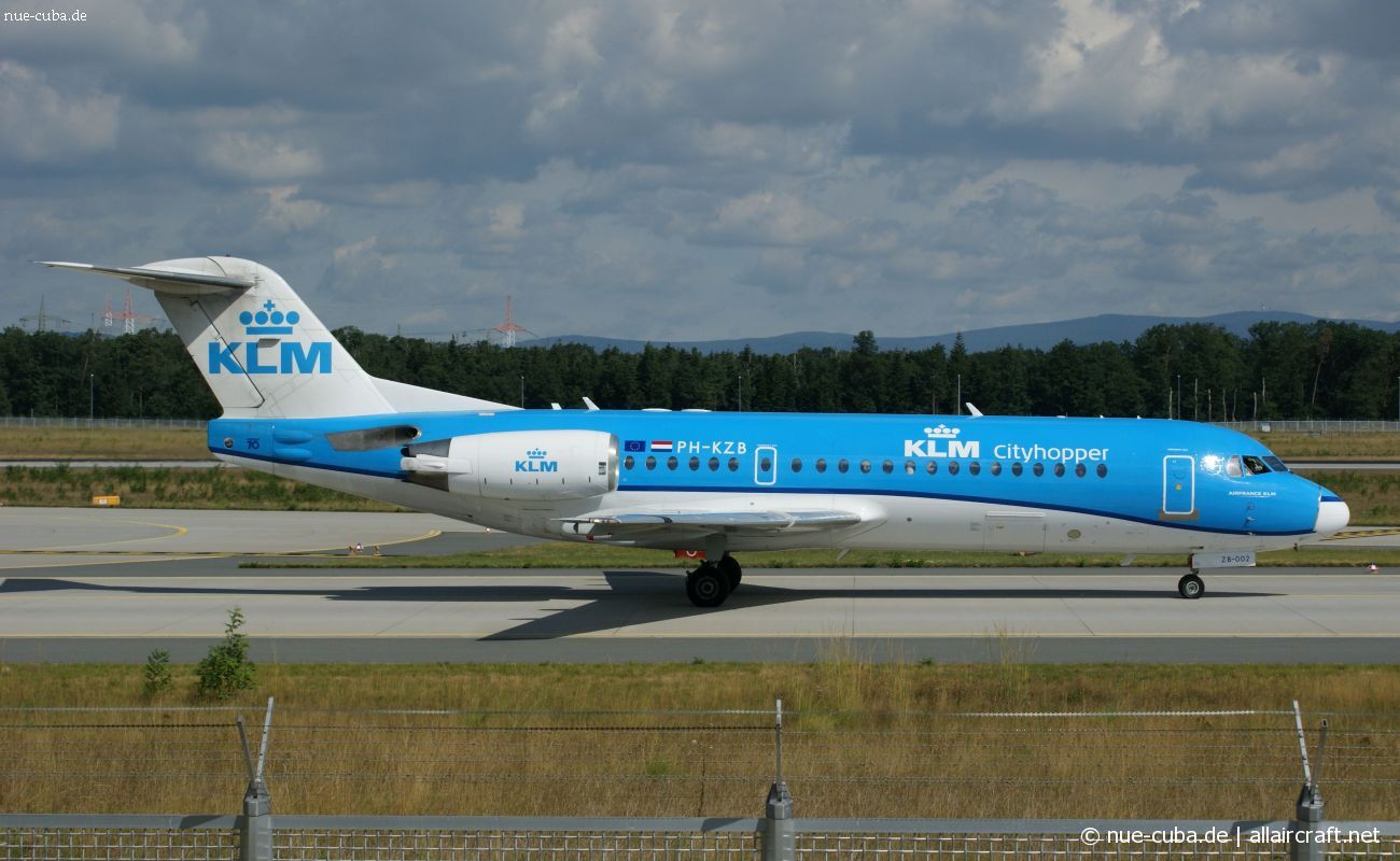 PH-KZB (11562) 1996 Fokker 70