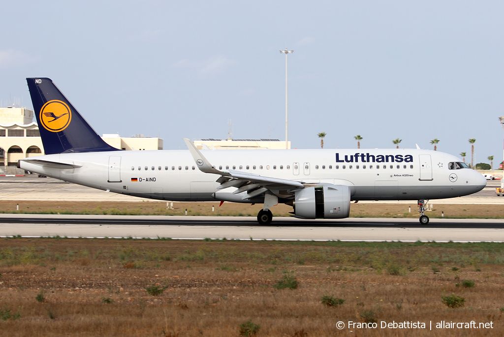 D-AIND (7078) 2016 Airbus A320-271N