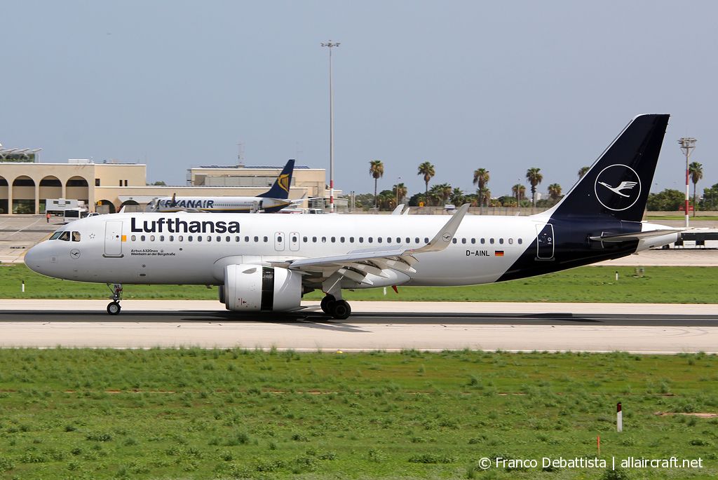 D-AINL (8383) 2018 Airbus A320-271N