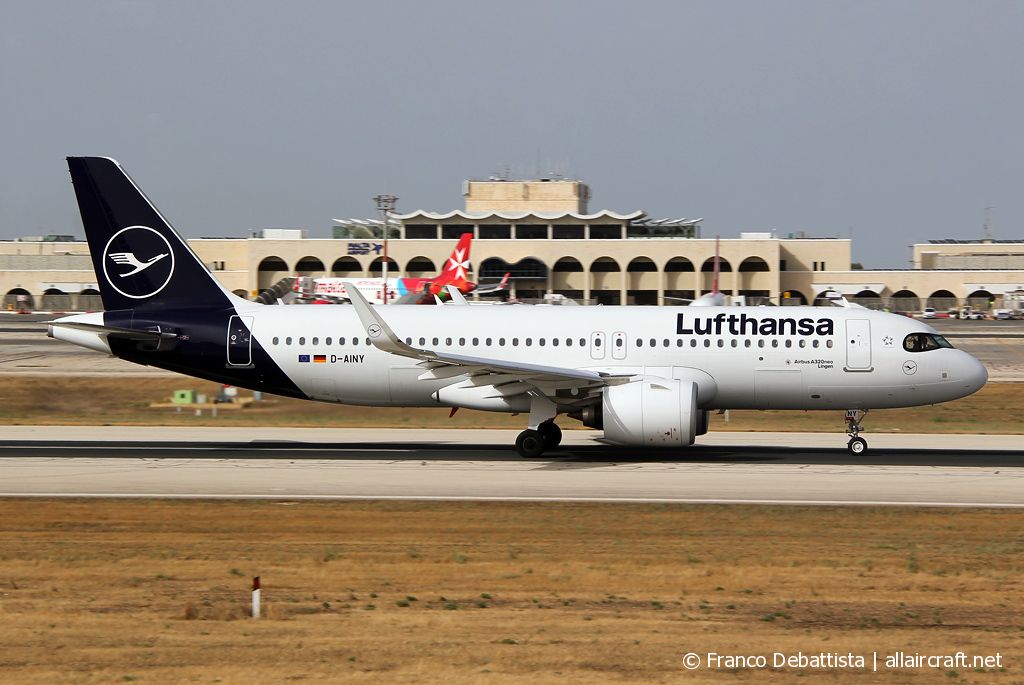 D-AINY (9453) 2020 Airbus A320-271N