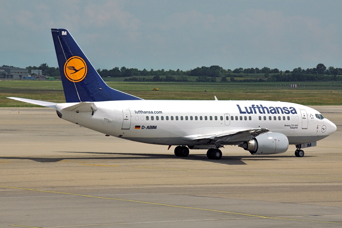 D-ABIM · Boeing 737-530 · (LYS / LFLL)