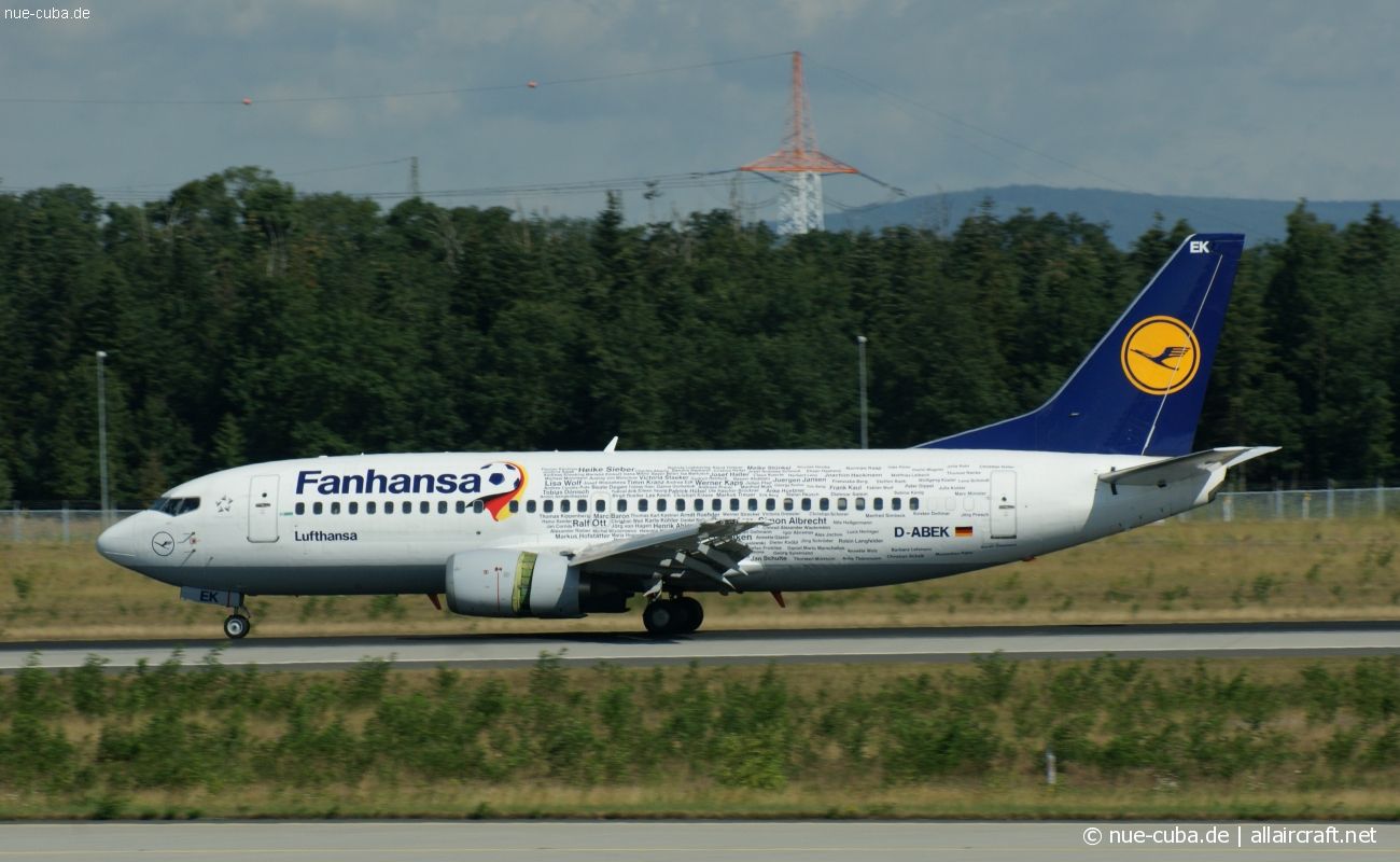 D-ABEK (25414) 1991 Boeing 737-330