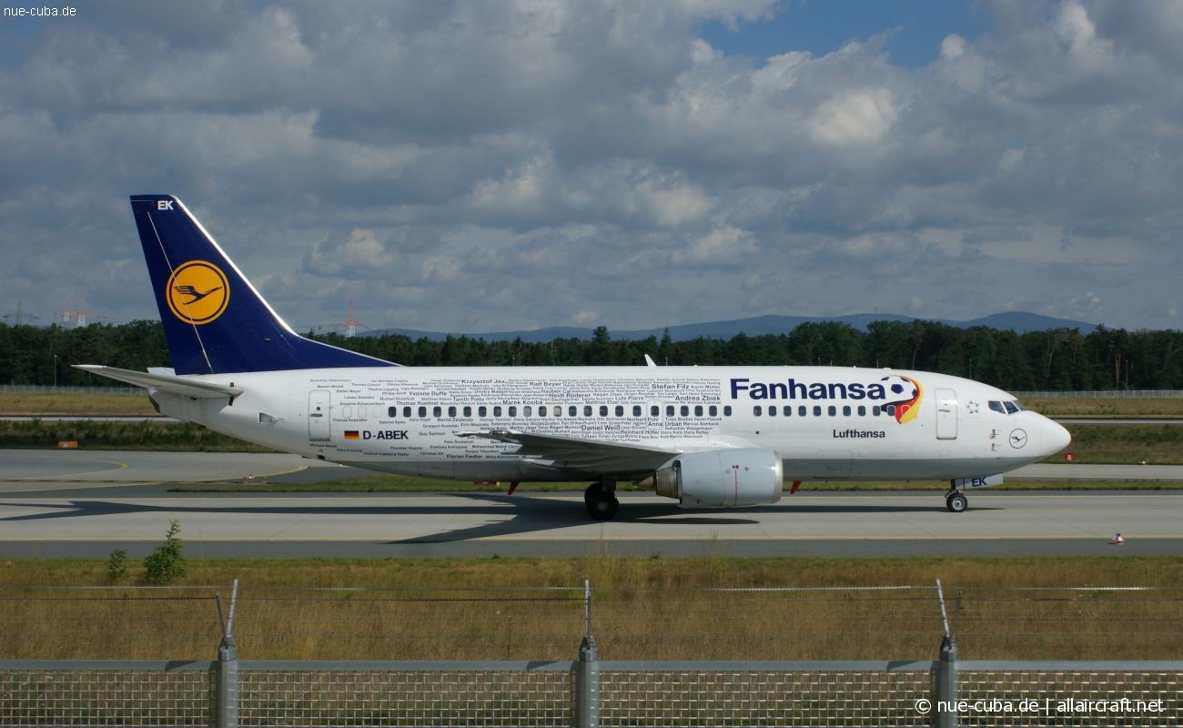 D-ABEK (25414) 1991 Boeing 737-330