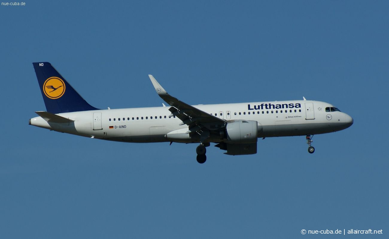 D-AIND (7078) 2016 Airbus A320-271N