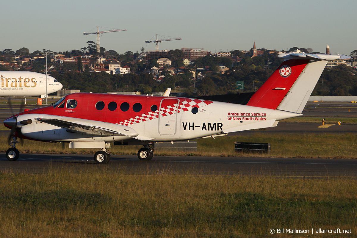 VH-AMR · Beechcraft B200C King Air · (SYD / YSSY)