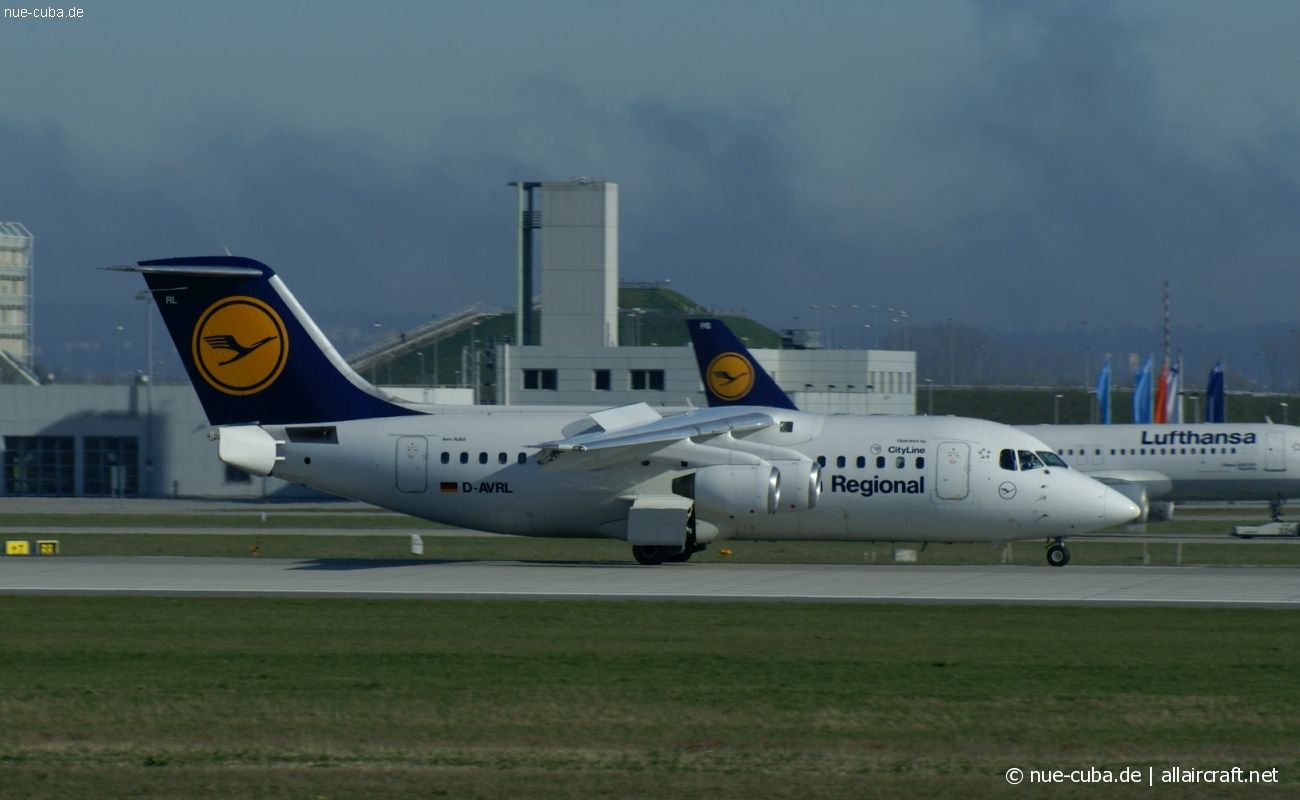 D-AVRL (E2285) 1996 British Aerospace Avro RJ85