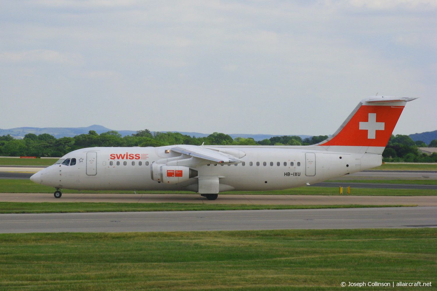 HB-IXU · British Aerospace Avro RJ100 · (MAN / EGCC)