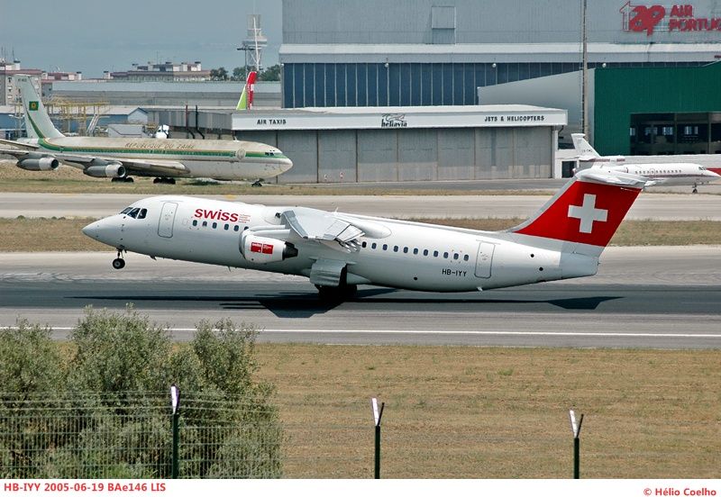 HB-IYY (E3339) 1998 British Aerospace Avro RJ100