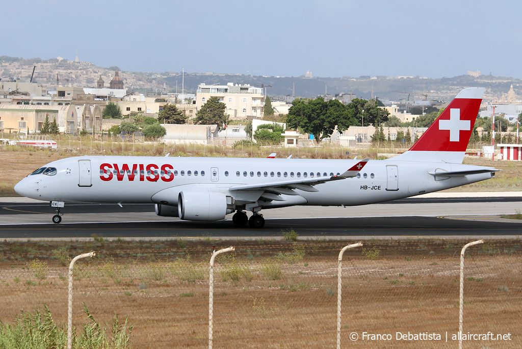 HB-JCE (55014) 2017 Bombardier CSeries CS300