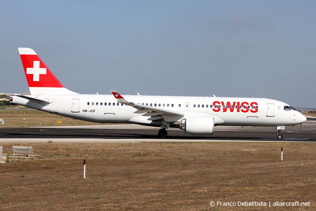 HB-JCF (55015) 2017 Bombardier CSeries CS300