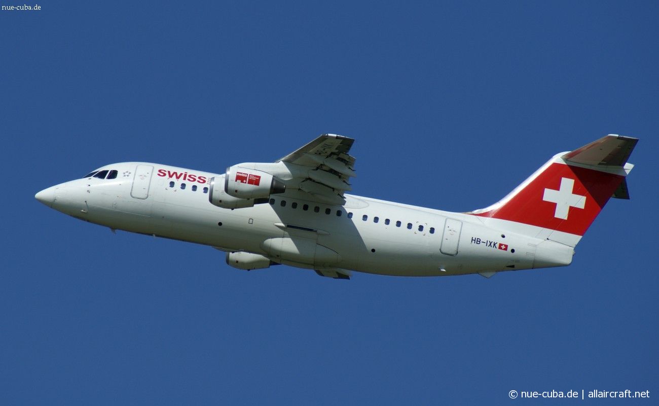 HB-IXK (E2235) 1993 British Aerospace Avro RJ85