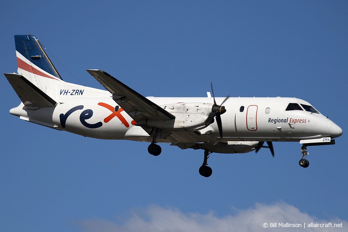 VH-ZRN · Saab 340B · (SYD / YSSY)