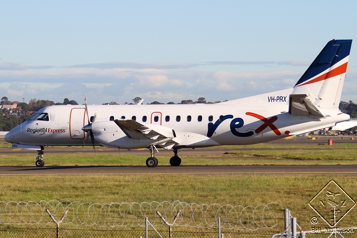 VH-PRX · Saab 340B · (SYD / YSSY)