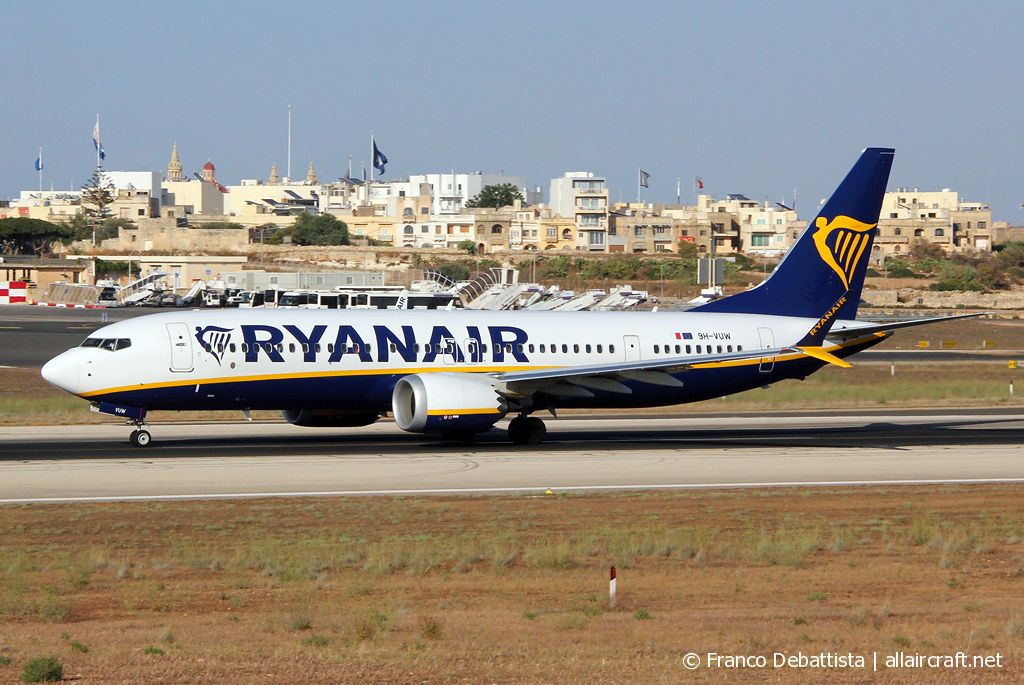 9H-VUW (62338) 2022 Boeing 737-8200 MAX