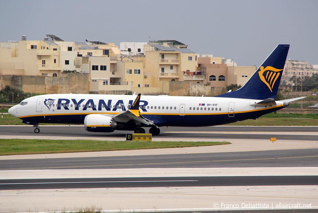 9H-VVF (62345) 2022 Boeing 737-8200 MAX