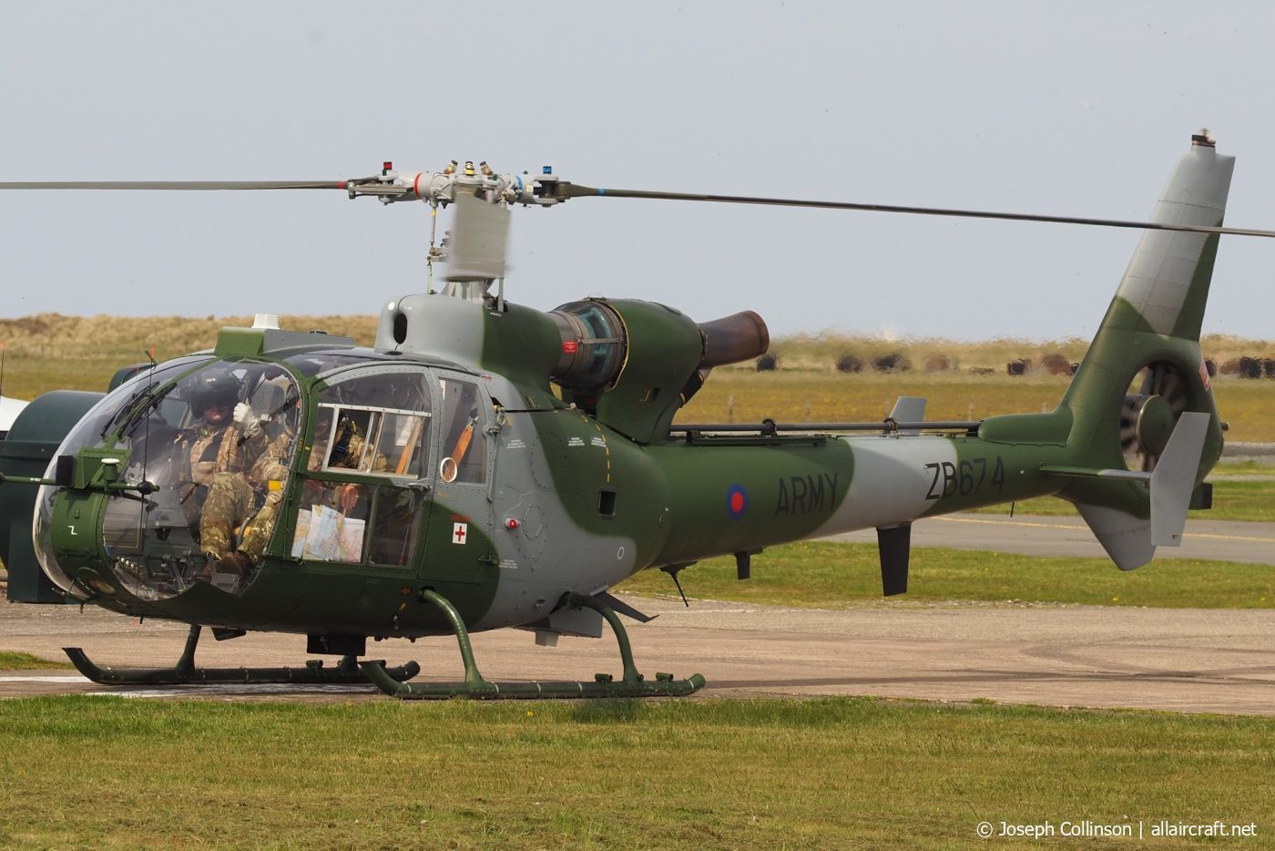 ZB674 (1967) Aerospatiale SA-341 Gazelle AH1