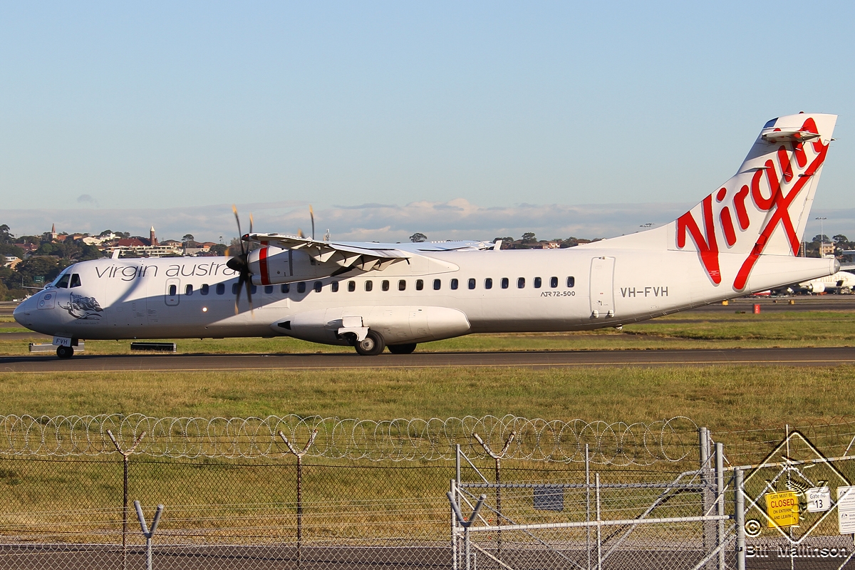 VH-FVH, (cn 954),  ATR-72-500
