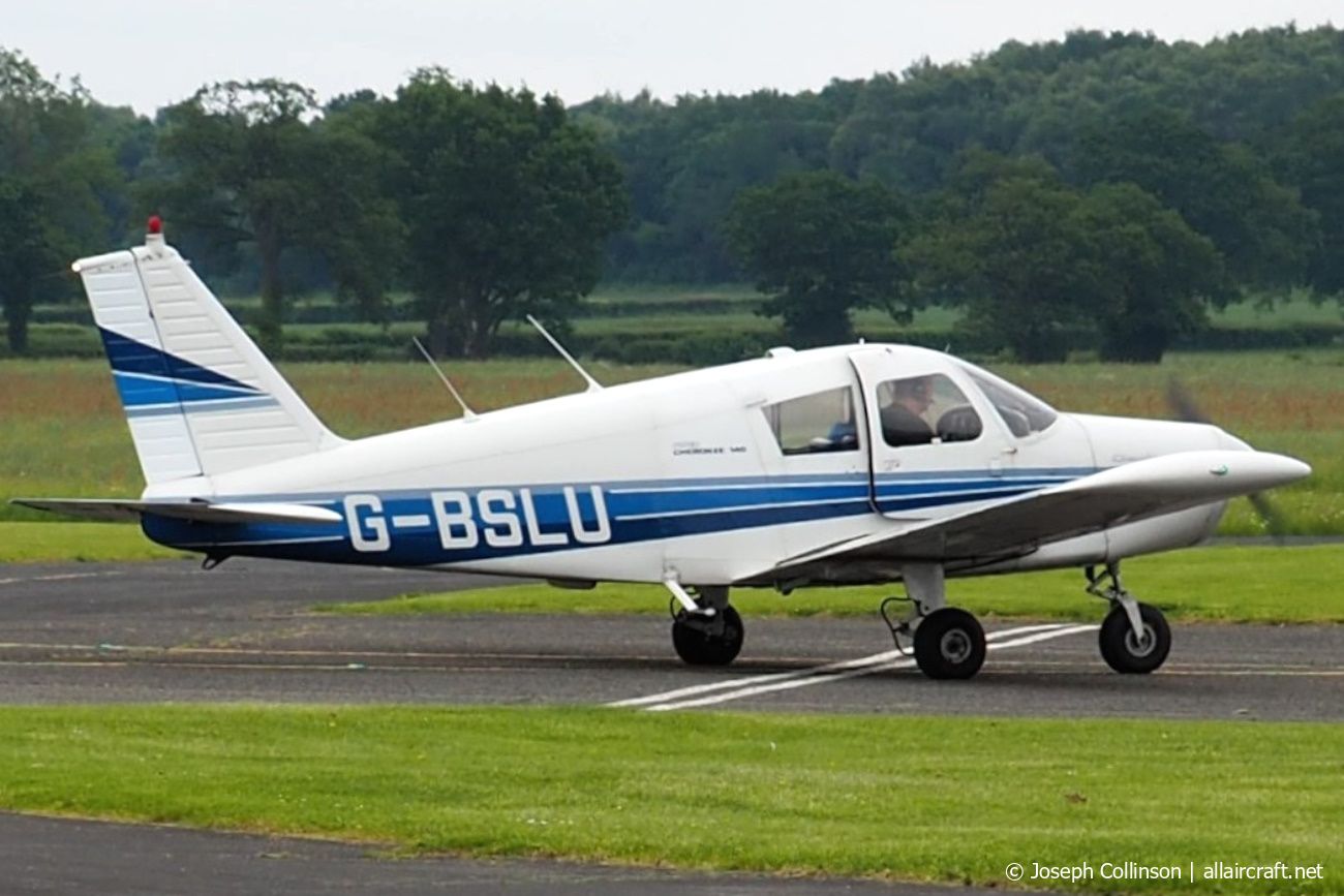G-BSLU (28-24733) 1968 Piper PA-28-140 Cherokee