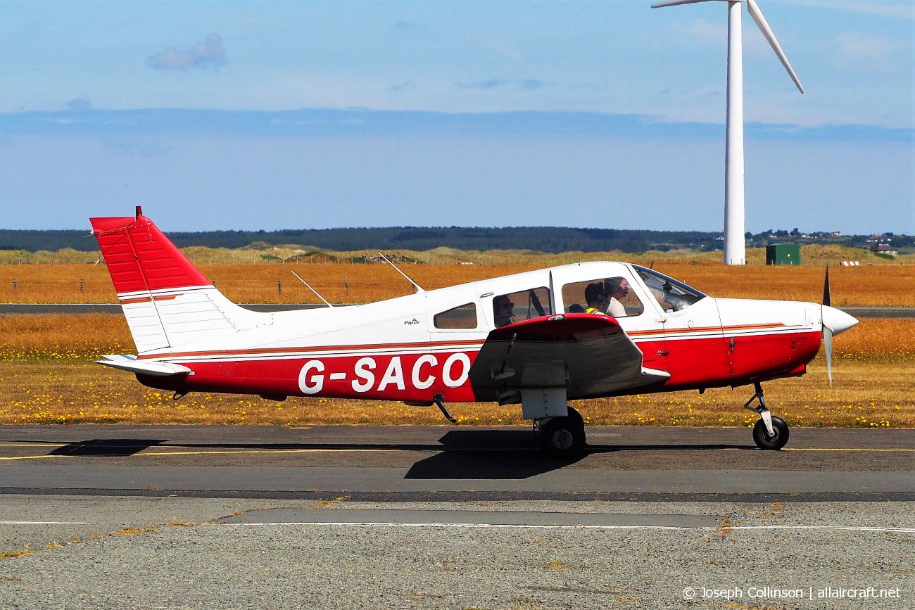 G-SACO (28-8416085) 1984 Piper PA-28-161 Cherokee Warrior II