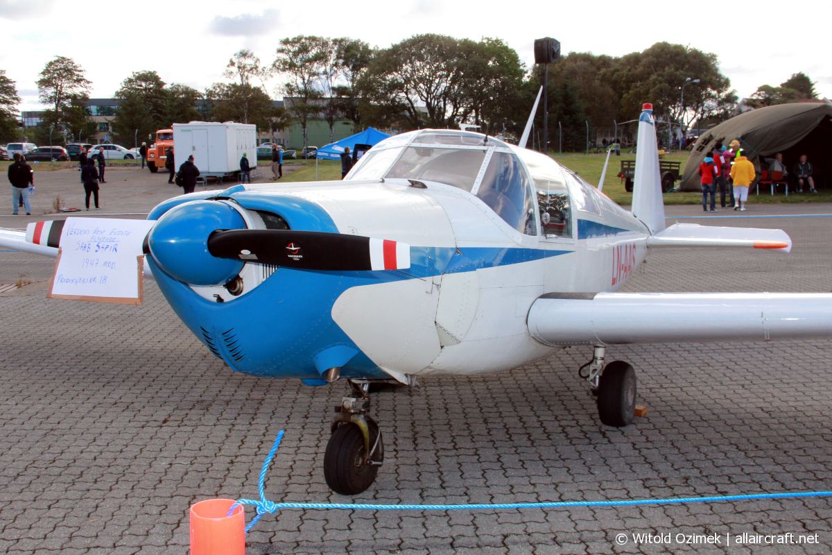 LN-AAS (91-128) 1947 Saab 91A Safir