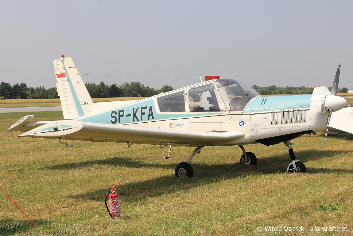 SP-KFA · Zlin 43 · EPRJ