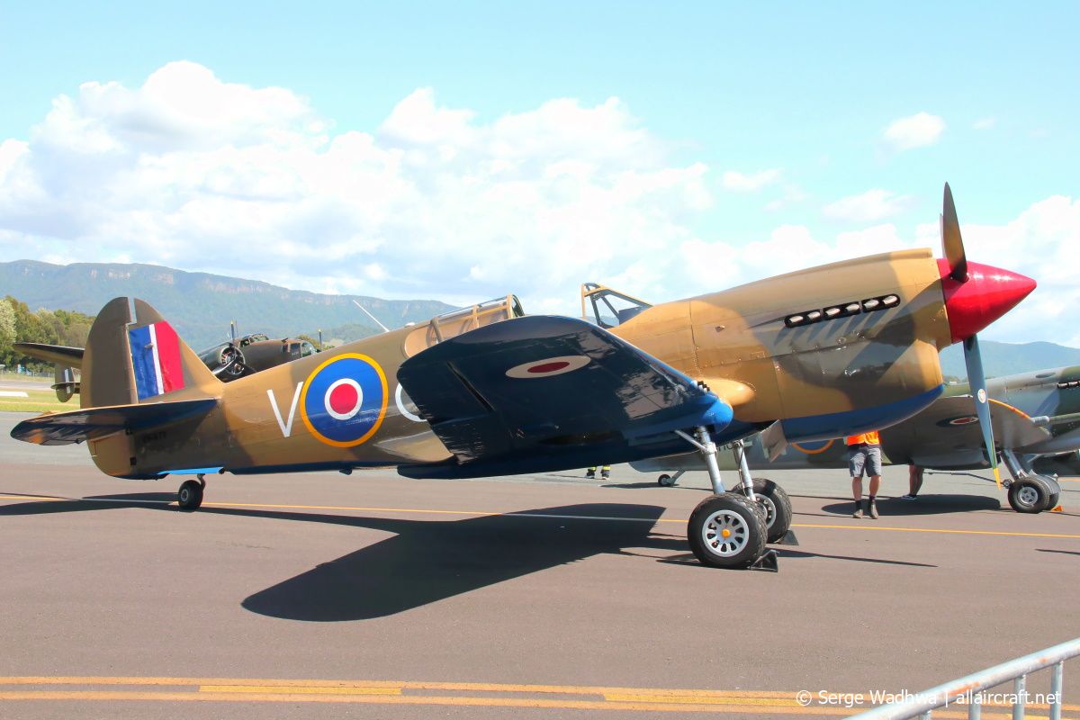 VH-KTY (19128) 1942 Curtiss P-40E Kittyhawk 1A
