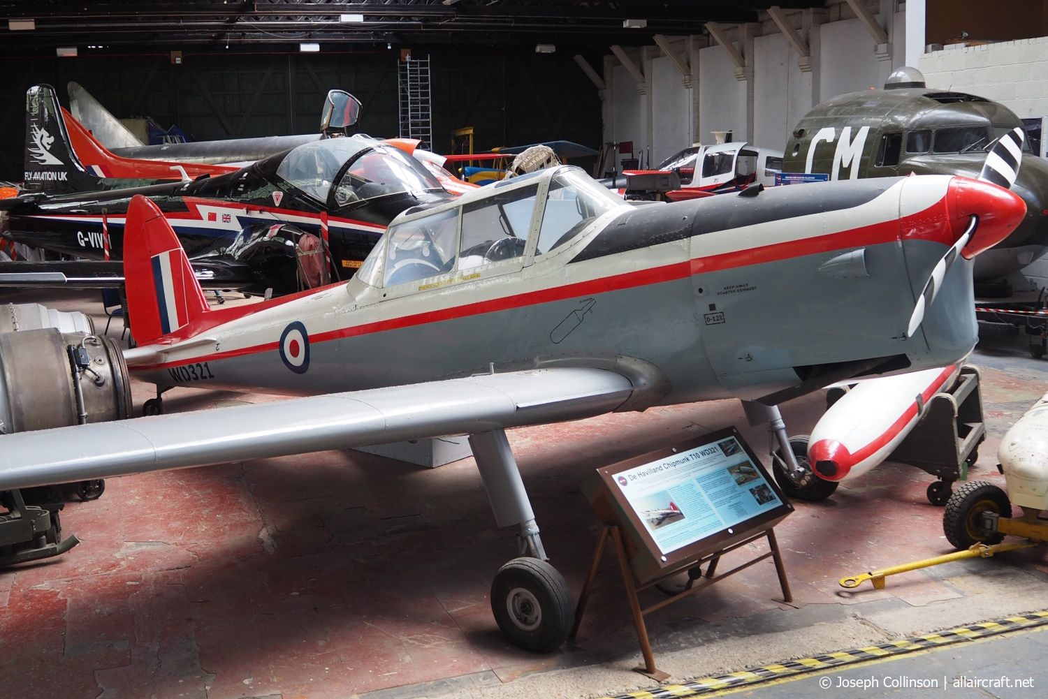 WD321 (C1/0258) 1950 DeHavilland DHC-1 Chipmunk 22