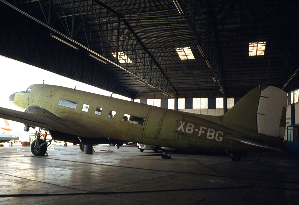 XB-FBG, (cn 3261), Douglas DC-3A(F)