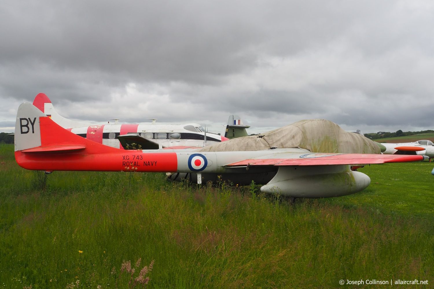 XG743 (15634) 1954 DeHavilland DH-115 Sea Vampire T.22
