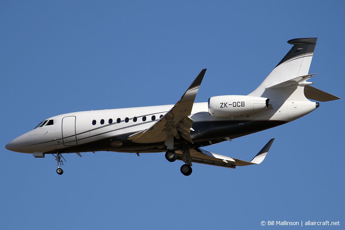 ZK-OCB (110) 2006 Dassault Falcon 2000 EX