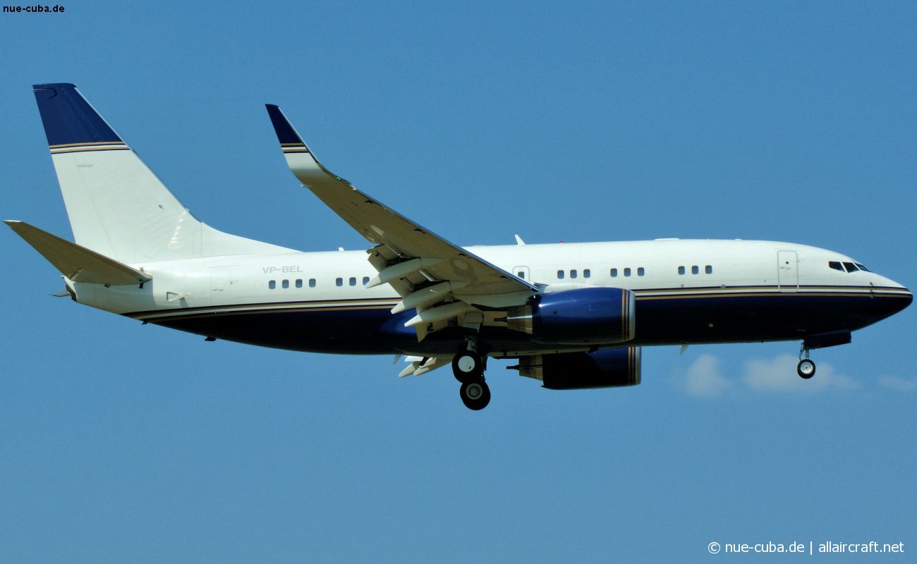 VP-BEL (29139) 1999 Boeing 737-74T(BBJ)