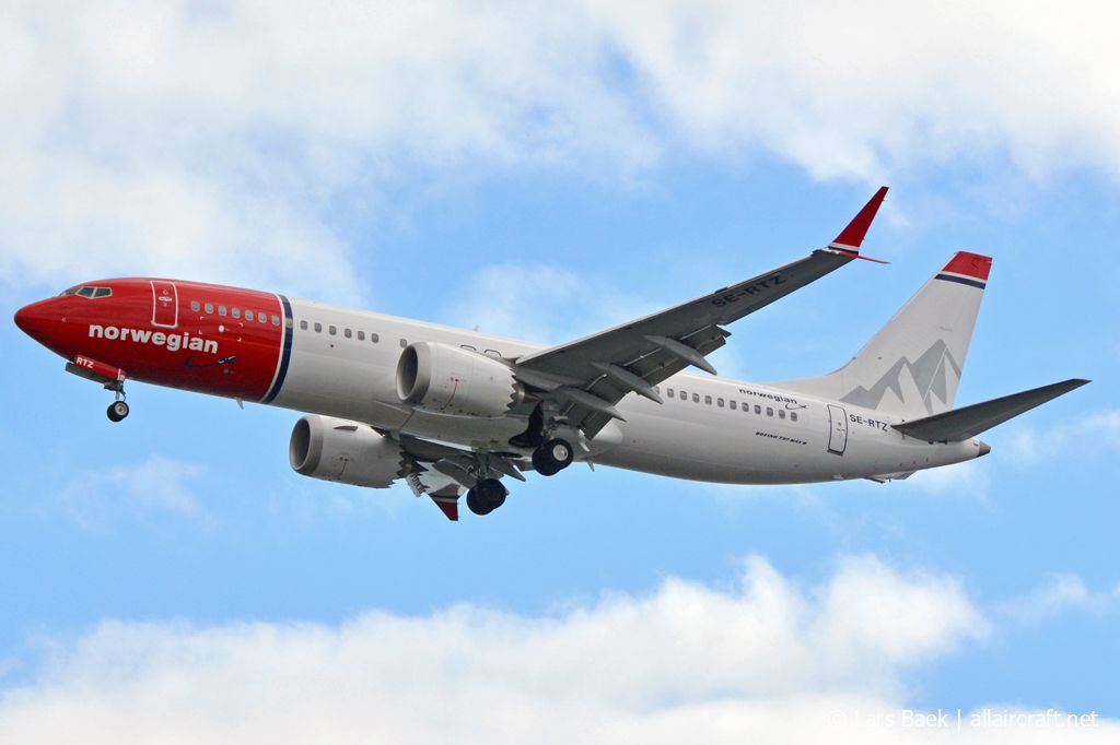 SE-RTZ (43626) 2025 Boeing 737-8 MAX