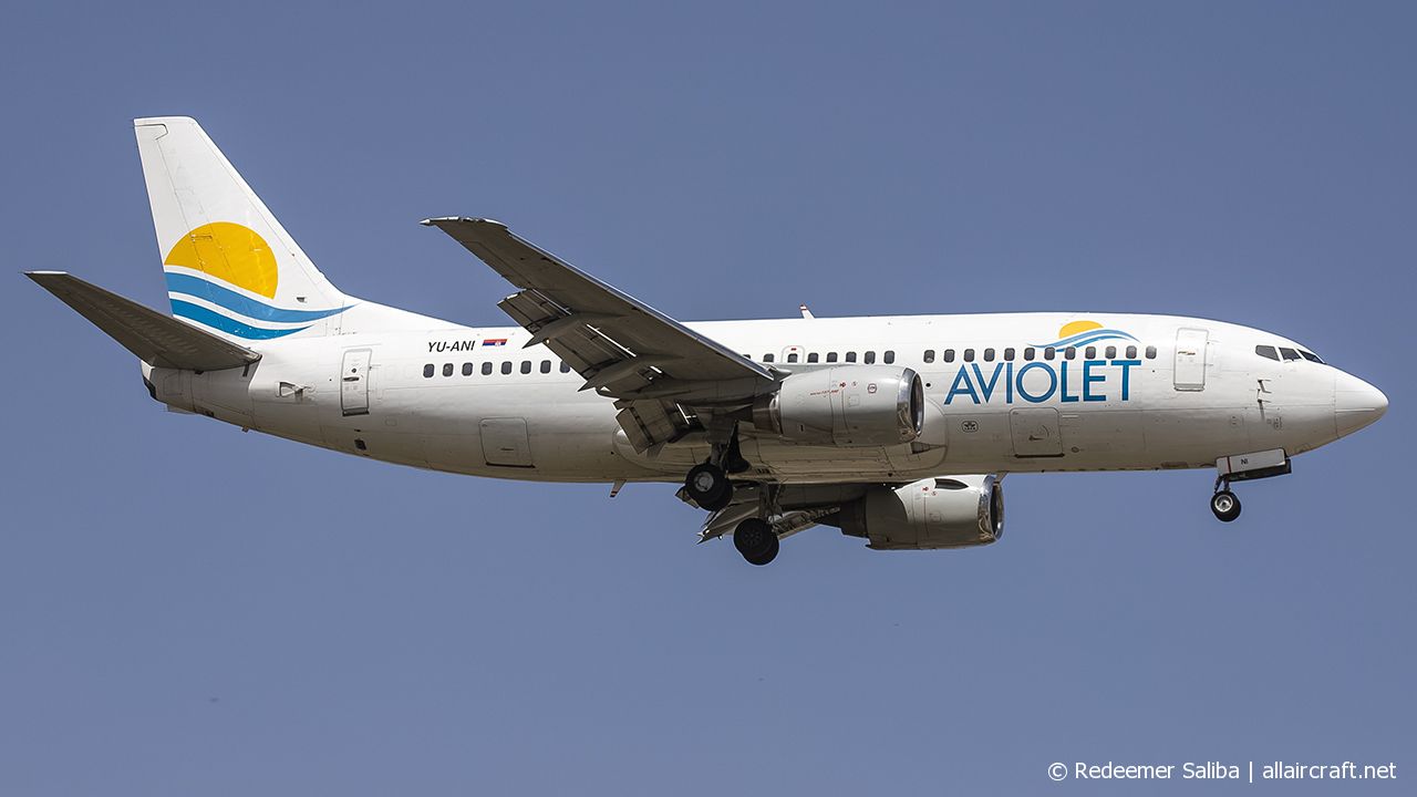 YU-ANI (cn 23416) Boeing 737-3H9