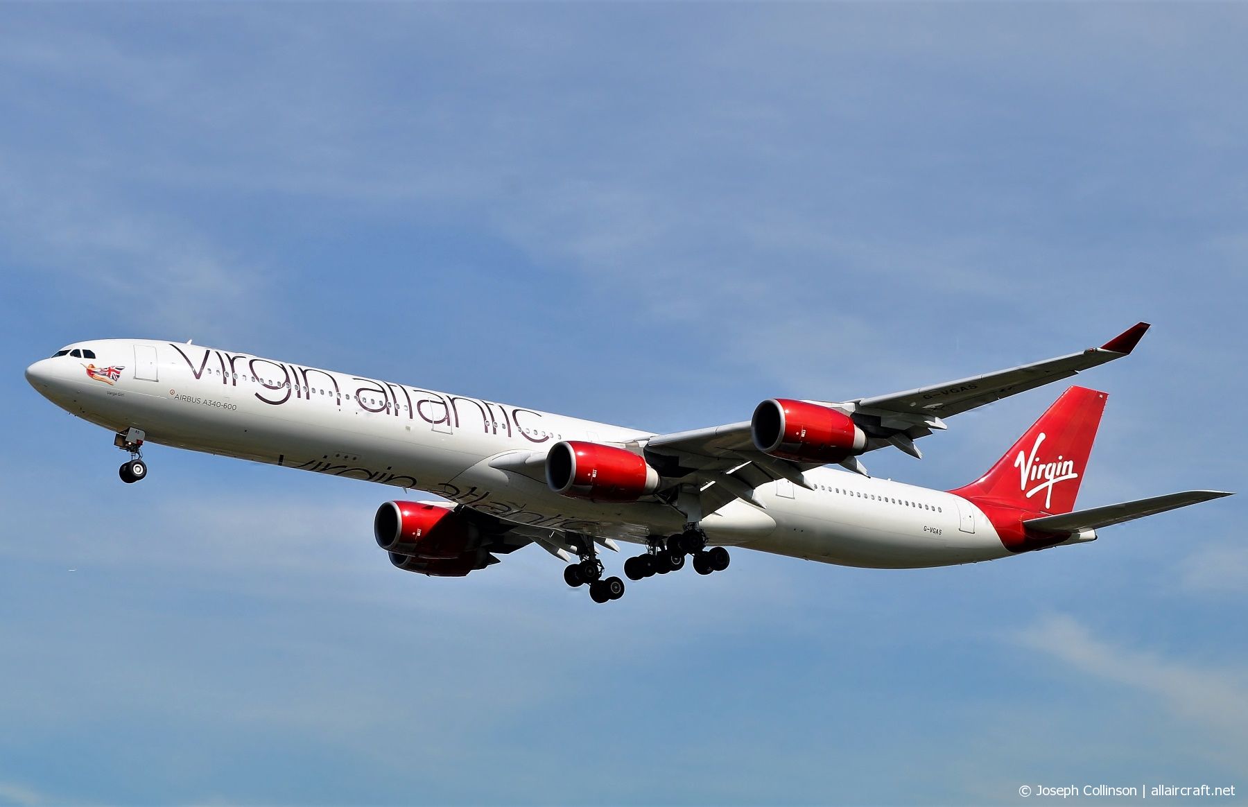 G-VGAS (639) 2005 Airbus A340-642
