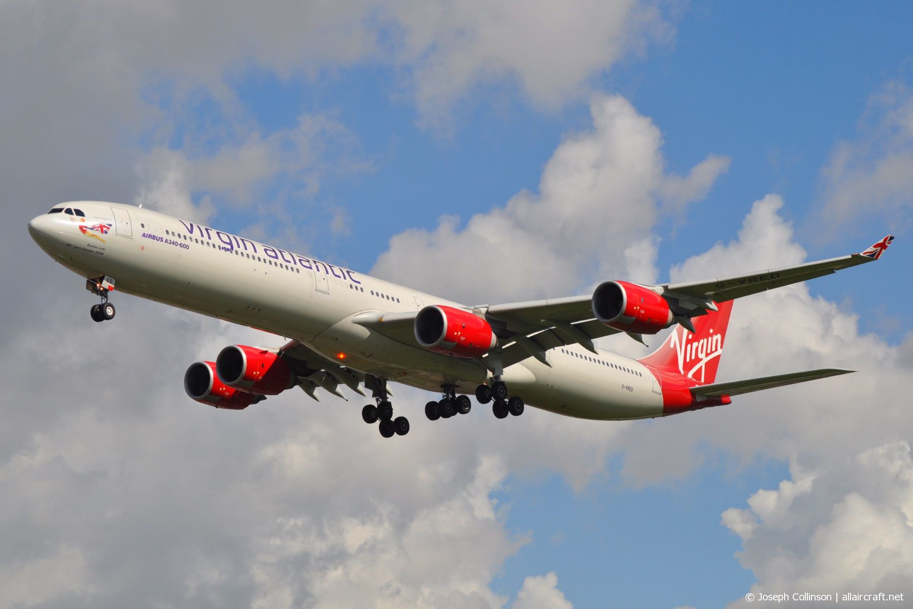 G-VRED (768) 2006 Airbus A340-642
