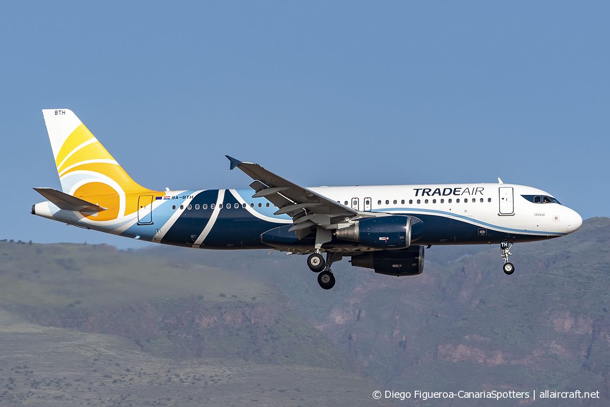 9A-BTH (1454) 2001 Airbus A320-214