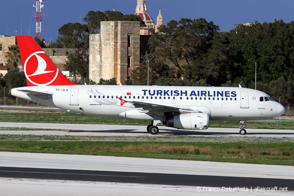 TC-JLV · Airbus A319-132 · (MLA / LMML)