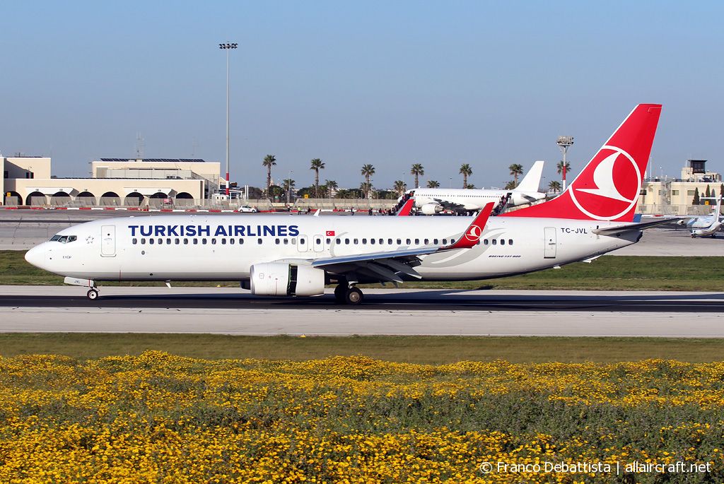 TC-JVL (60017) 2016 Boeing 737-8F2 WL