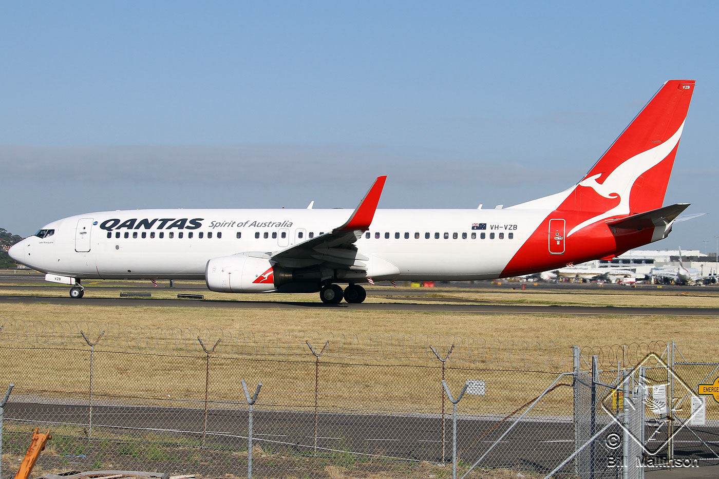 VH-VZB (34196) 2008 Boeing 737-838(WL)